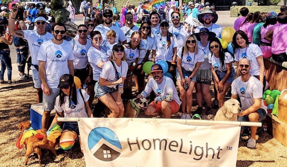 HomeLight team at outdoor event